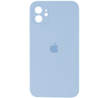 Чохол Silicone Case Квадратні Борти Full Camera iPhone 11 mist blue PLS-00-00116660