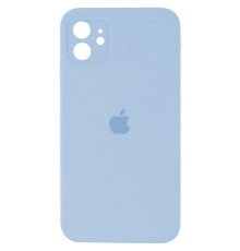 Чохол Silicone Case Квадратні Борти Full Camera iPhone 11 mist blue PLS-00-00116660