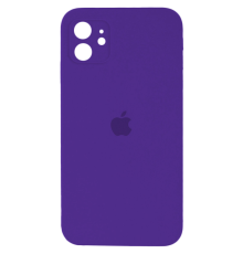 Чохол Silicone Case Квадратні Борти Full Camera iPhone 11 amethyst PLS-00-00116665