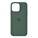 Чохол Silicone Case Full з MagSafe та Анімацією iPhone 14 Pro Max olive PLS-00-00120601