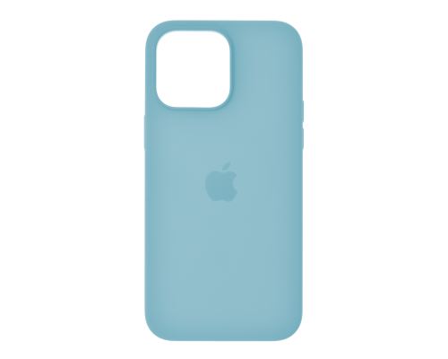 Чохол Silicone Case Full з MagSafe та Анімацією iPhone 14 sky blue PLS-00-00120577