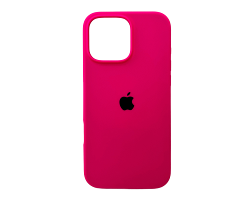 Чохол Silicone Case Full Protective для iPhone 16 Pro Max barbie pink PLS-00-00130720