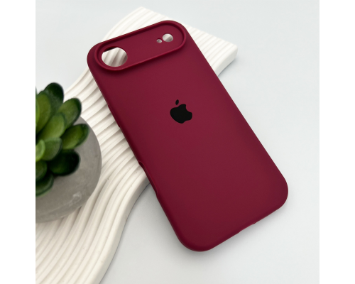 Чохол Silicone Case Full Camera Protective для iPhone 17 Air plum PLS-00-00155246
