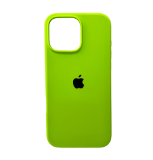 Чохол Silicone Case Full Protective для iPhone 16 Pro Max neon green PLS-00-00130721
