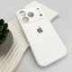 Чохол Silicone Case Full Camera Protective для iPhone 17 Pro white PLS-00-00159828