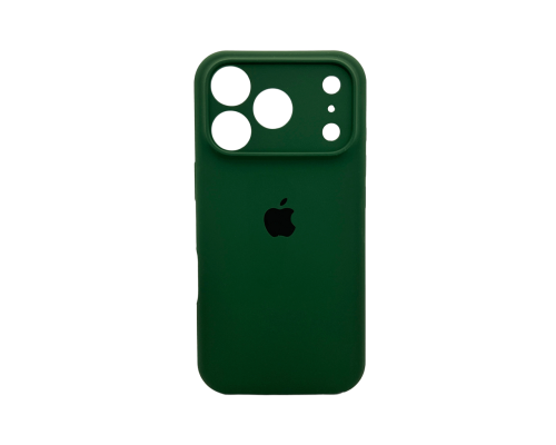 Чохол Silicone Case Full Camera Protective для iPhone 17 Pro atrovirens PLS-00-00155265