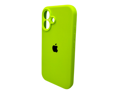 Чохол Silicone Case Full Camera Protective для iPhone 16 neon green PLS-00-00130759