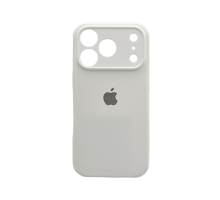 Чохол Silicone Case Full Camera Protective для iPhone 17 Pro white PLS-00-00159828