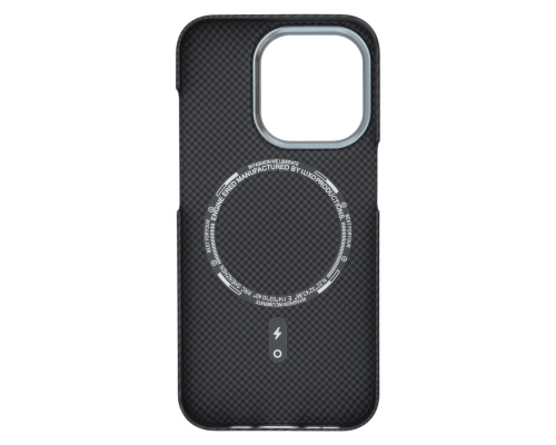 Чохол Pitaka Ultra Slim with Magnetic для iPhone 15 Pro Max black gray (OEM) PLS-00-00162063