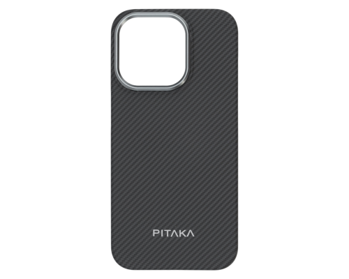 Чохол Pitaka Ultra Slim with Magnetic для iPhone 15 Pro Max black gray (OEM) PLS-00-00162063
