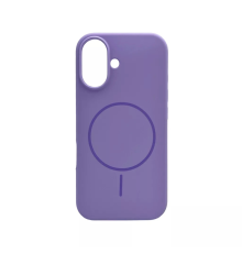 Чохол Silicone case Beats with MagSafe iPhone 16 elegant purple PLS-00-00155035