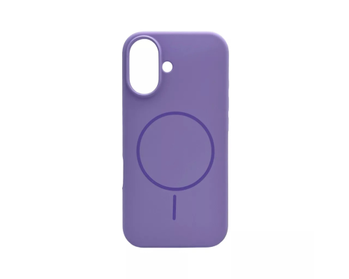 Чохол Silicone case Beats with MagSafe iPhone 16 elegant purple PLS-00-00155035
