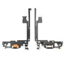 Шлейф iPhone 12 Pro Max з роз'ємом зарядки blue (Original Used) PLS-00-00093434