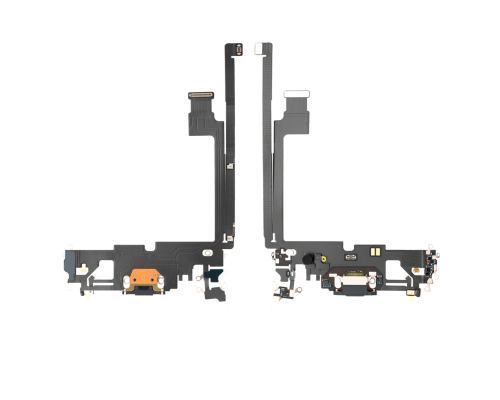 Шлейф iPhone 12 Pro Max з роз'ємом зарядки blue (Original Used) PLS-00-00093434