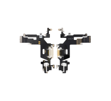 Шлейф iPhone 11 з роз'ємом зарядки white (Original Used) PLS-00-00037050