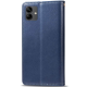Чохол-книжка Leather GETMAN with card holder Samsung A055 Galaxy A05 blue PLS-00-00128821