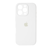 Чохол Silicone Case Full Camera Protective iPhone 16 Pro white PLS-00-00130573