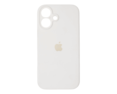 Чохол Silicone Case Full Camera Protective iPhone 16 Plus white PLS-00-00130584