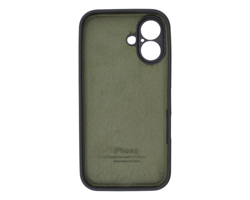 Чохол Silicone Case Full Camera Protective iPhone 16 black PLS-00-00130564
