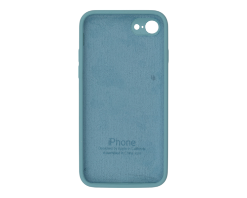 Чохол Silicone Case Квадратні Борти Full Camera iPhone 7 sea blue PLS-00-00123108