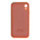 Чохол Silicone Case Квадратні Борти Full Camera iPhone XR orange PLS-00-00123143