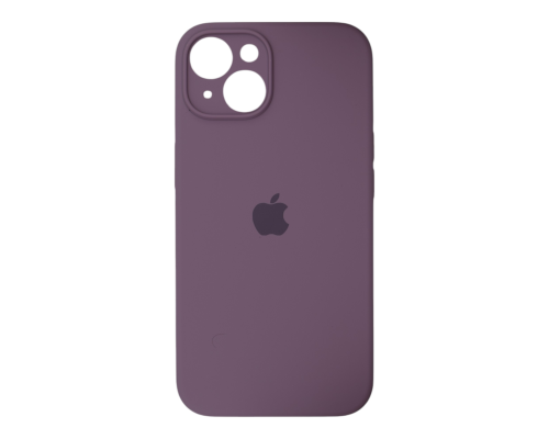 Чохол Silicone Case Full Camera Protective iPhone 14 black currant PLS-00-00122779