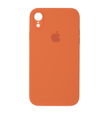 Чохол Silicone Case Квадратні Борти Full Camera iPhone XR orange PLS-00-00123143