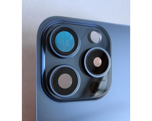 Задня кришка iPhone 15 Pro зі склом камери blue (Original China) (УЦІНКА 2) PLS-00-00161210