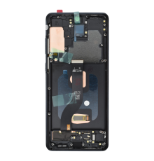 Дисплей Samsung G985 Galaxy S20 Plus з сенсором та рамкою black (OLED) (Big size) PLS-00-00135573