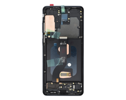 Дисплей Samsung G985 Galaxy S20 Plus з сенсором та рамкою black (OLED) (Big size) PLS-00-00135573
