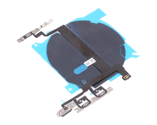 Шлейф iPhone 13 mini з кнопками ввімкнення, гучності та бездротовою зарядкою (Original Used) PLS-00-00107481