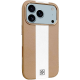 Чохол шкіряний Rally with Magnetic для iPhone 17 Pro beige white PLS-00-00160023