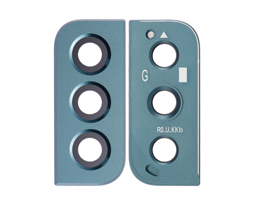 Скло камери Samsung S901 Galaxy S22 5G з рамкою green (Original) PLS-00-00093681