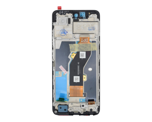 Дисплей Infinix Hot 40i з сенсором та рамкою black (Service) (ver. DPT) PLS-00-00163282