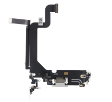 Шлейф iPhone 14 Pro Max з роз'ємом зарядки white (Original) PLS-00-00107185