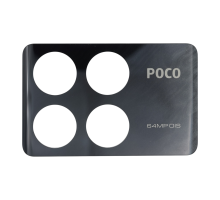 Скло камери Xiaomi Poco X6 Pro 5G (Big) black PLS-00-00131792