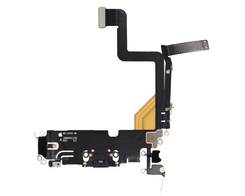 Шлейф iPhone 14 Pro з роз'ємом зарядки purple (Original) PLS-00-00107117