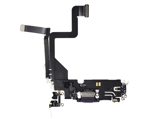 Шлейф iPhone 14 Pro з роз'ємом зарядки purple (Original) PLS-00-00107117