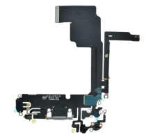 Шлейф iPhone 15 Pro з роз'ємом зарядки white titanium (Original China) PLS-00-00112866