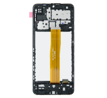 Дисплей Samsung M127 Galaxy M12 (2020) з сенсором та рамкою black (Original China) PLS-00-00111654