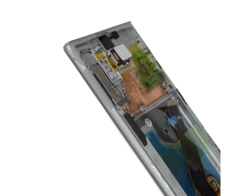 Дисплей Samsung N975 Galaxy Note 10 Plus з сенсором та рамкою silver (aura glow) (Original Assembled) PLS-00-00157778