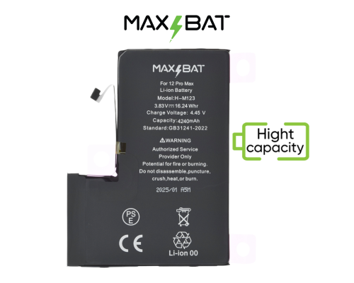Акумулятор iPhone 12 Pro Max (Max Bat Plus) PLS-00-00135633