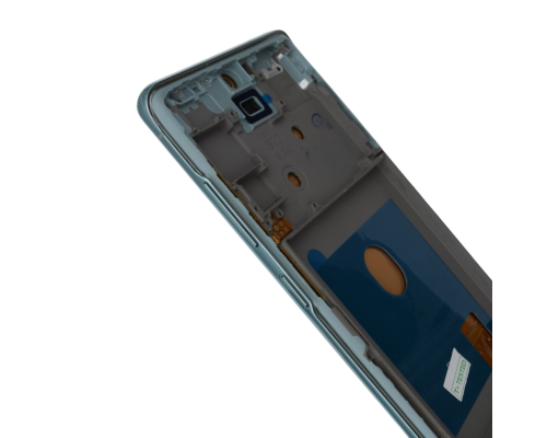 Дисплей Samsung G780 Galaxy S20 FE з сенсором та рамкою mint green (OLED) (Big size) PLS-00-00125117