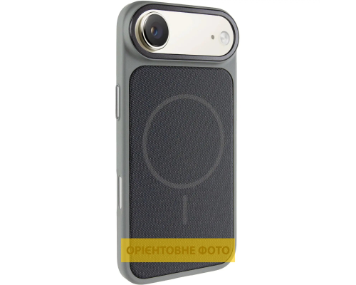Чохол TechWoven Hybrid with Magnetic для iPhone 17 Air gray black PLS-00-00165336