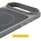 Чохол TechWoven Hybrid with Magnetic для iPhone 17 Air gray black PLS-00-00165336