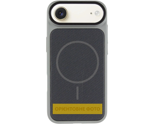 Чохол TechWoven Hybrid with Magnetic для iPhone 17 Air gray black PLS-00-00165336