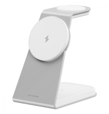 Бездротовий зарядний пристрій Proove Omni Power 3в1 15W white PLS-00-00132455