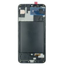 Дисплей Samsung A307 Galaxy A30s (2019) з сенсором та рамкою black (Original Refurbished) PLS-00-00069230
