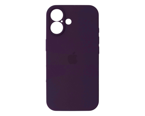 Чохол Silicone Case Full Camera Protective iPhone 16 berry purple PLS-00-00130838
