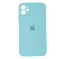 Чохол Silicone Case Квадратні Борти Full Camera iPhone 11 sea blue PLS-00-00102601